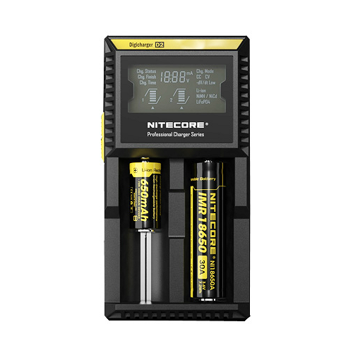 Nitecore D2 External Battery Charger Delirium