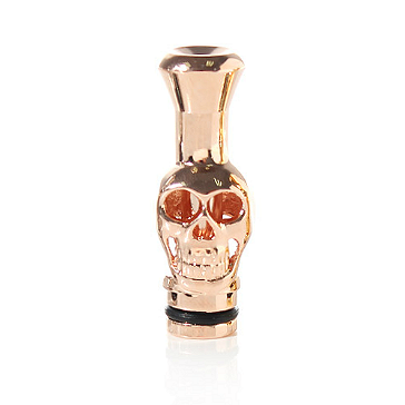 Gold Plated Skull 510 Drip Tip