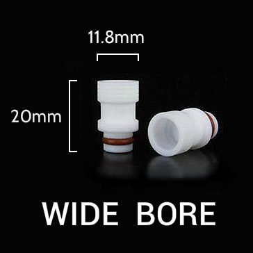 Teflon 510 Drip Tip ( White )